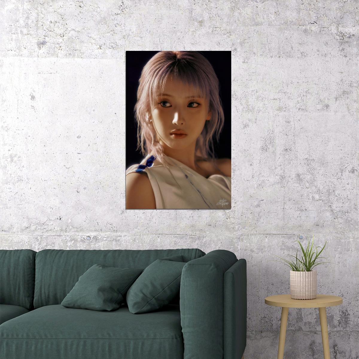 Nmixx Jiwoo Poster Fe3o4 Forward Ep Concept Photo Print K-Pop Home Decor For Living Room Aesthetic Kpop Female Girl Group