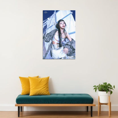 Nmixx Kyujin Poster Fe3o4 Forward Ep Concept Photo Print K-Pop Home Decor For Living Room Aesthetic Kpop Female Girl Group