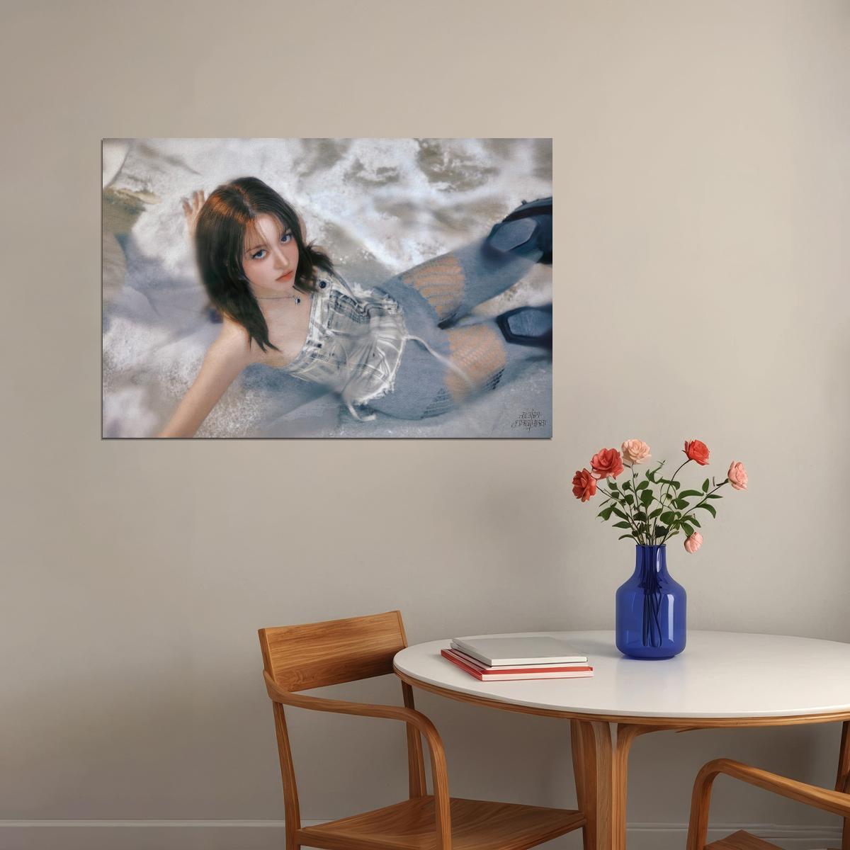 Nmixx Lily Poster Fe3o4 Forward Ep Concept Photo Print K-Pop Home Decor For Living Room Aesthetic Kpop Female Girl Group
