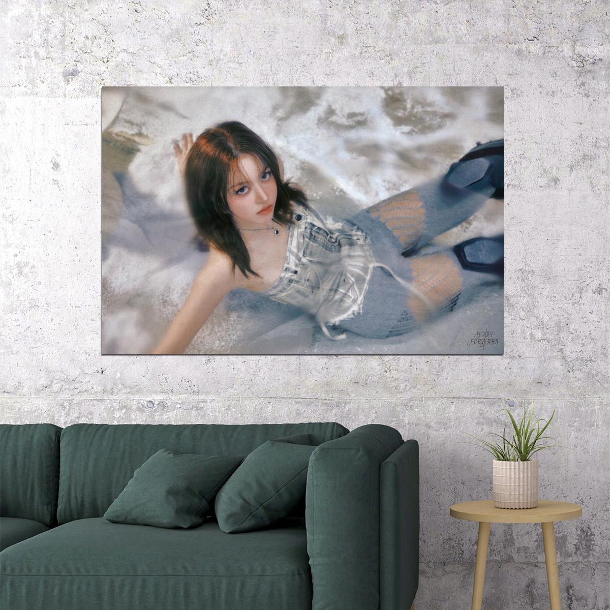 Nmixx Lily Poster Fe3o4 Forward Ep Concept Photo Print K-Pop Home Decor For Living Room Aesthetic Kpop Female Girl Group