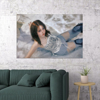 Nmixx Lily Poster Fe3o4 Forward Ep Concept Photo Print K-Pop Home Decor For Living Room Aesthetic Kpop Female Girl Group