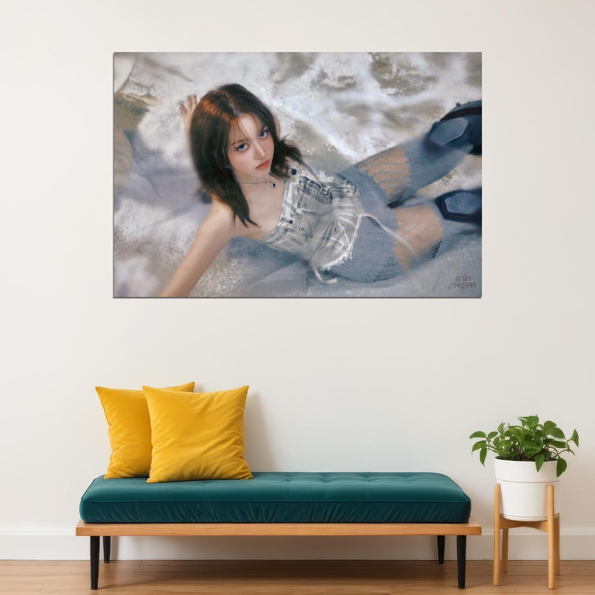 Nmixx Lily Poster Fe3o4 Forward Ep Concept Photo Print K-Pop Home Decor For Living Room Aesthetic Kpop Female Girl Group