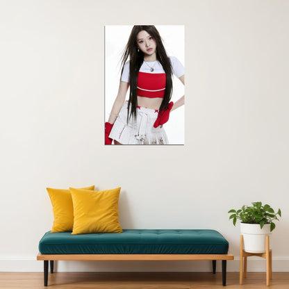 Rescene Zena Poster Glow Up Album Me Concept Photo Print K-Pop Home Decor For Living Room Aesthetic Kpop Female Girl Group