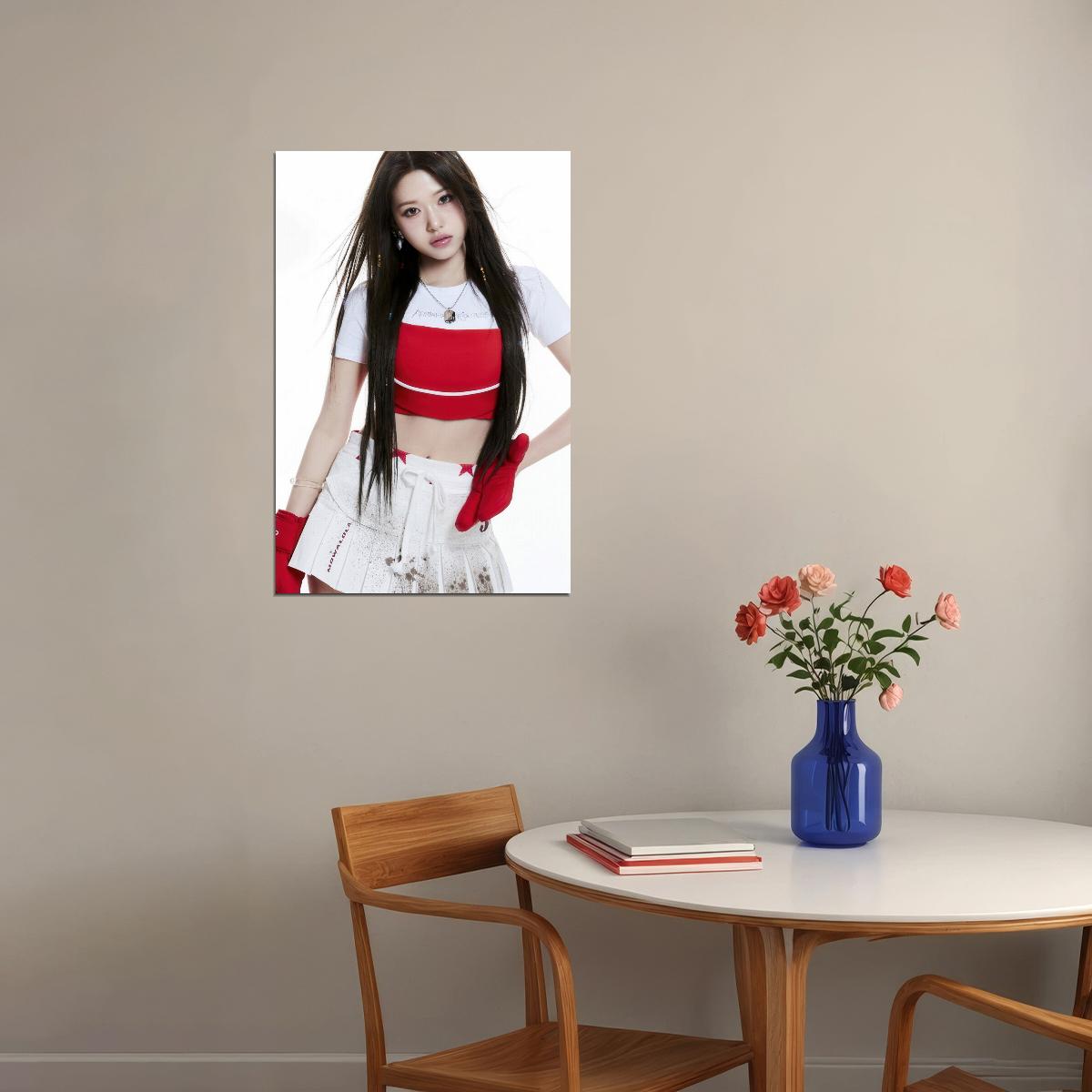 Rescene Zena Poster Glow Up Album Me Concept Photo Print K-Pop Home Decor For Living Room Aesthetic Kpop Female Girl Group
