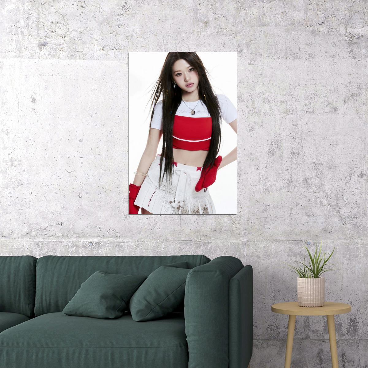Rescene Zena Poster Glow Up Album Me Concept Photo Print K-Pop Home Decor For Living Room Aesthetic Kpop Female Girl Group