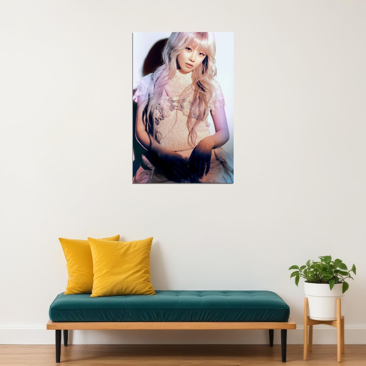 Xg Hinata Is This Love Poster Print K-Pop Home Decor For Living Room Aesthetic Kpop Female Girl Group