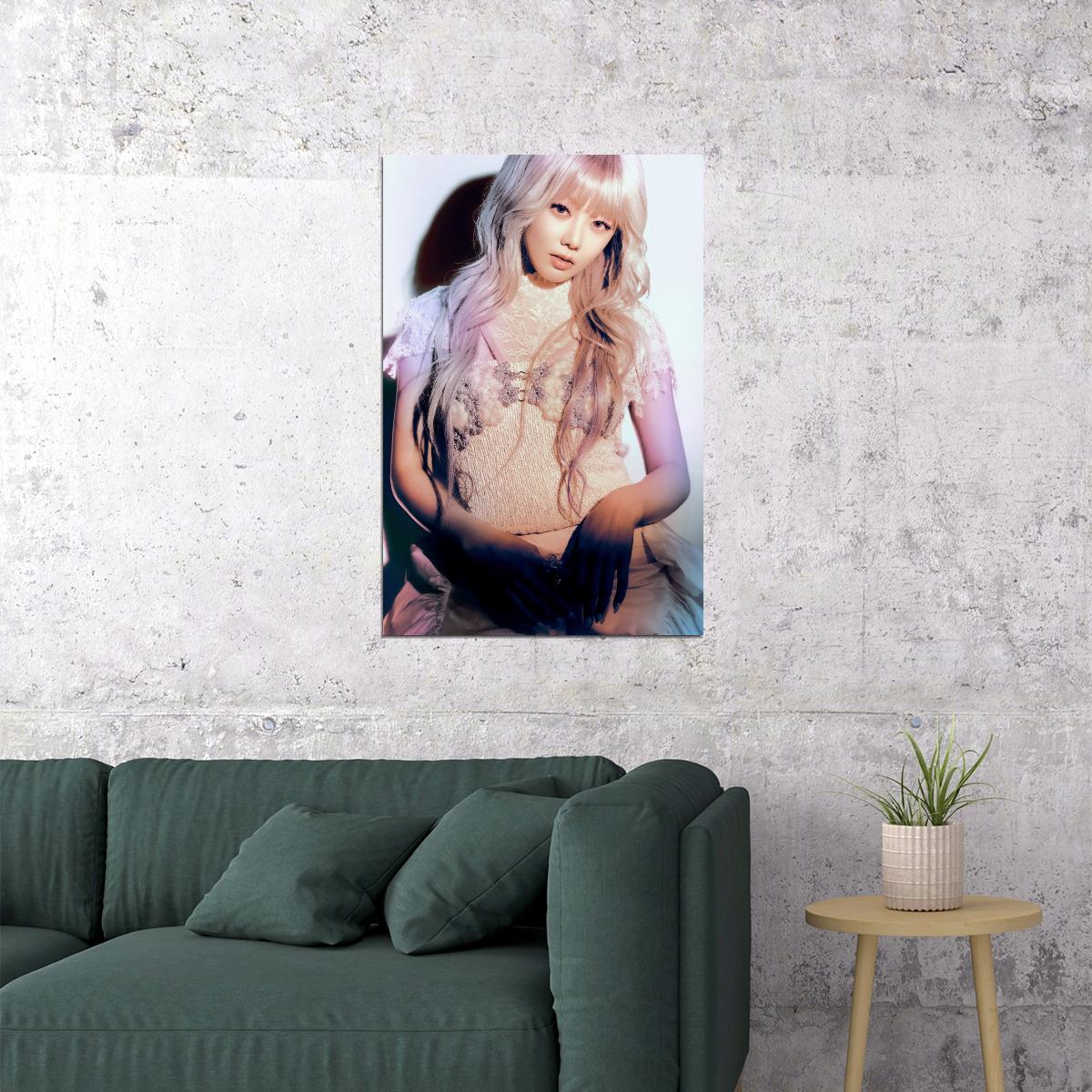 Xg Hinata Is This Love Poster Print K-Pop Home Decor For Living Room Aesthetic Kpop Female Girl Group
