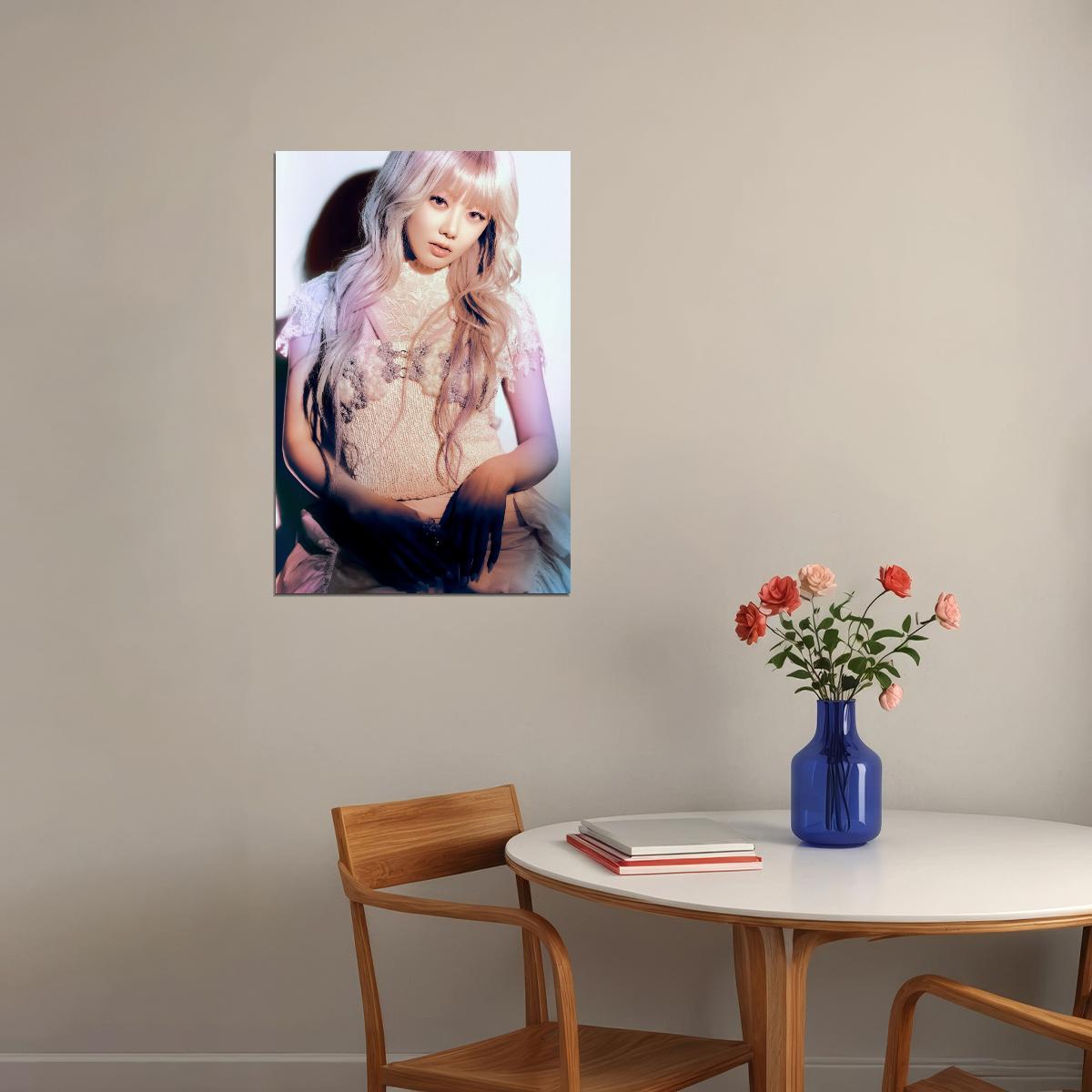 Xg Hinata Is This Love Poster Print K-Pop Home Decor For Living Room Aesthetic Kpop Female Girl Group