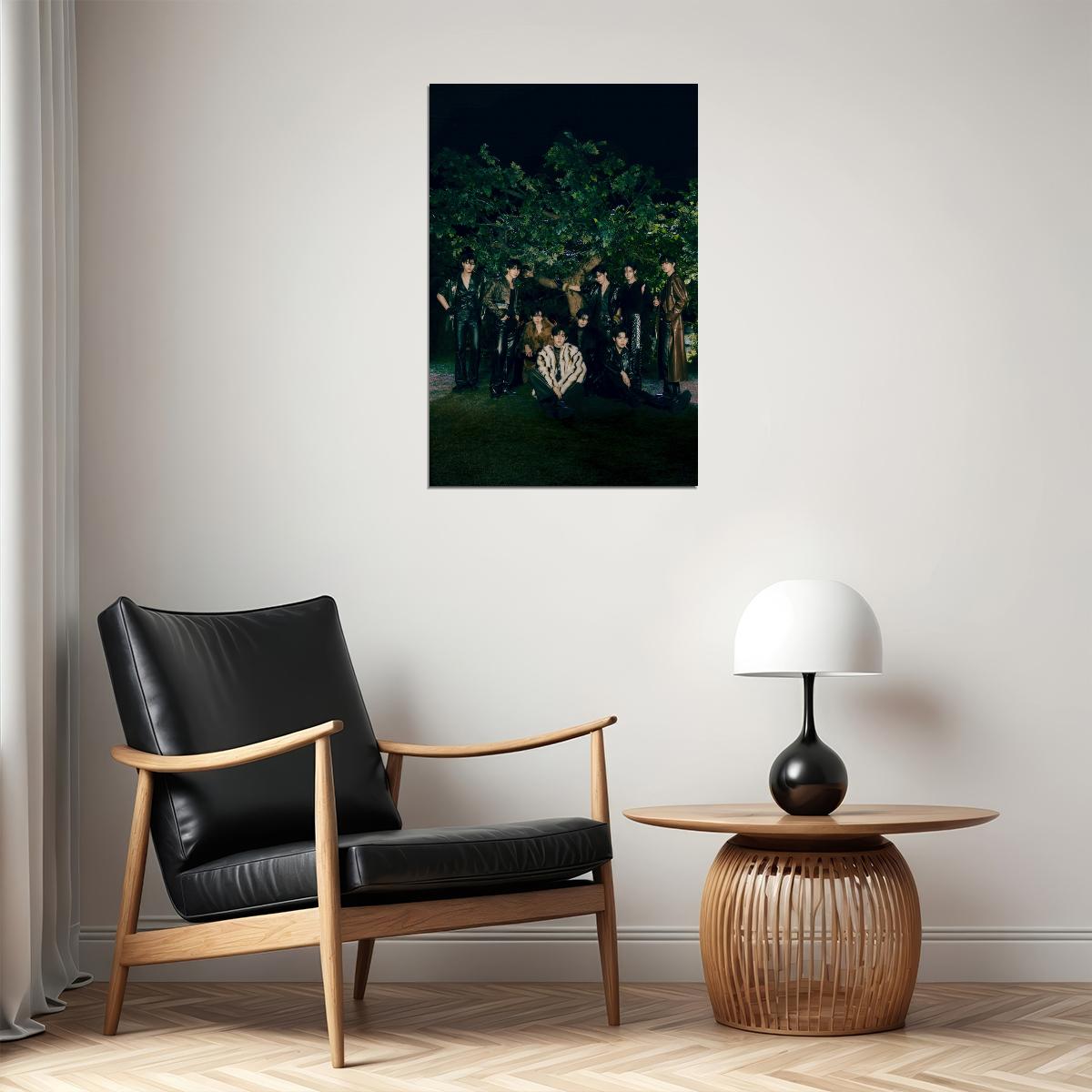 Zerobaseone Zb1 Poster Blue Paradise Album Seek Concept Photo Print K-Pop Home Decor For Living Room Aesthetic Kpop Male Boys Group Boy Band