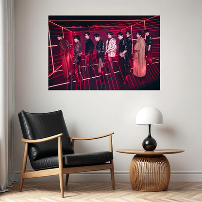 Zerobaseone Zb1 Poster Blue Paradise Album Seek Concept Photo Print K-Pop Home Decor For Living Room Aesthetic Kpop Male Boys Group Boy Band