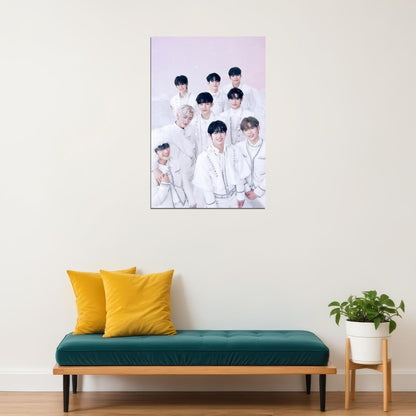 Zerobaseone Zb1 Poster Group Photo Print K-Pop Home Decor For Living Room Aesthetic Kpop Male Boys Group Boy Band