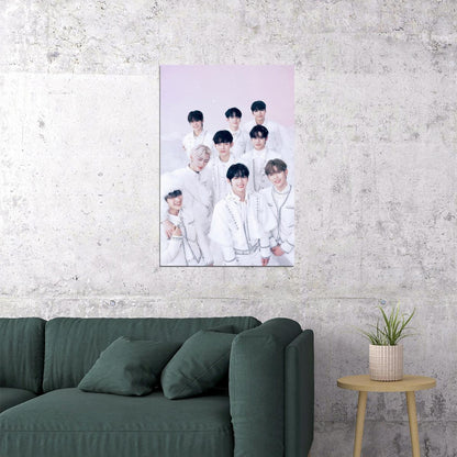 Zerobaseone Zb1 Poster Group Photo Print K-Pop Home Decor For Living Room Aesthetic Kpop Male Boys Group Boy Band