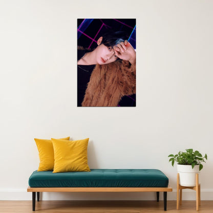 Zerobaseone Zb1 Han Yujin Poster Blue Paradise Album Seek Concept Photo Print K-Pop Home Decor For Living Room Aesthetic Kpop Male Boys Group Boy Band