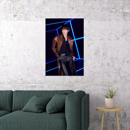 Zerobaseone Zb1 Kim Gyuvin Poster Blue Paradise Album Seek Concept Photo Print K-Pop Home Decor For Living Room Aesthetic Kpop Male Boys Group Boy Band