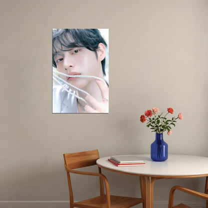 Zerobaseone Zb1 Kim Jiwoong Poster Blue Paradise Album Hide Concept Photo Print K-Pop Home Decor For Living Room Aesthetic Kpop Male Boys Group Boy Band