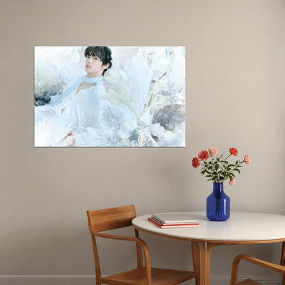 Zerobaseone Zb1 Kim Yujin Poster Blue Paradise Album Hide Concept Photo Print K-Pop Home Decor For Living Room Aesthetic Kpop Male Boys Group Boy Band