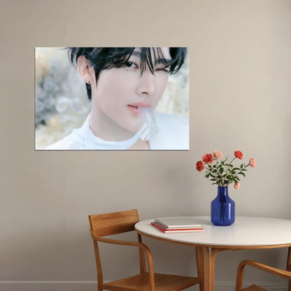 Zerobaseone Zb1 Ricky Poster Blue Paradise Album Hide Concept Photo Print K-Pop Home Decor For Living Room Aesthetic Kpop Male Boys Group Boy Band