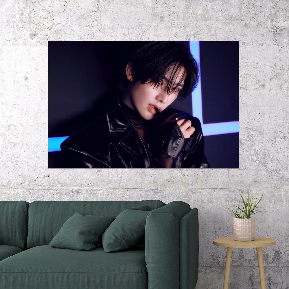 Zerobaseone Zb1 Ricky Poster Blue Paradise Album Seek Concept Photo Print K-Pop Home Decor For Living Room Aesthetic Kpop Male Boys Group Boy Band