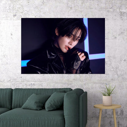 Zerobaseone Zb1 Ricky Poster Blue Paradise Album Seek Concept Photo Print K-Pop Home Decor For Living Room Aesthetic Kpop Male Boys Group Boy Band