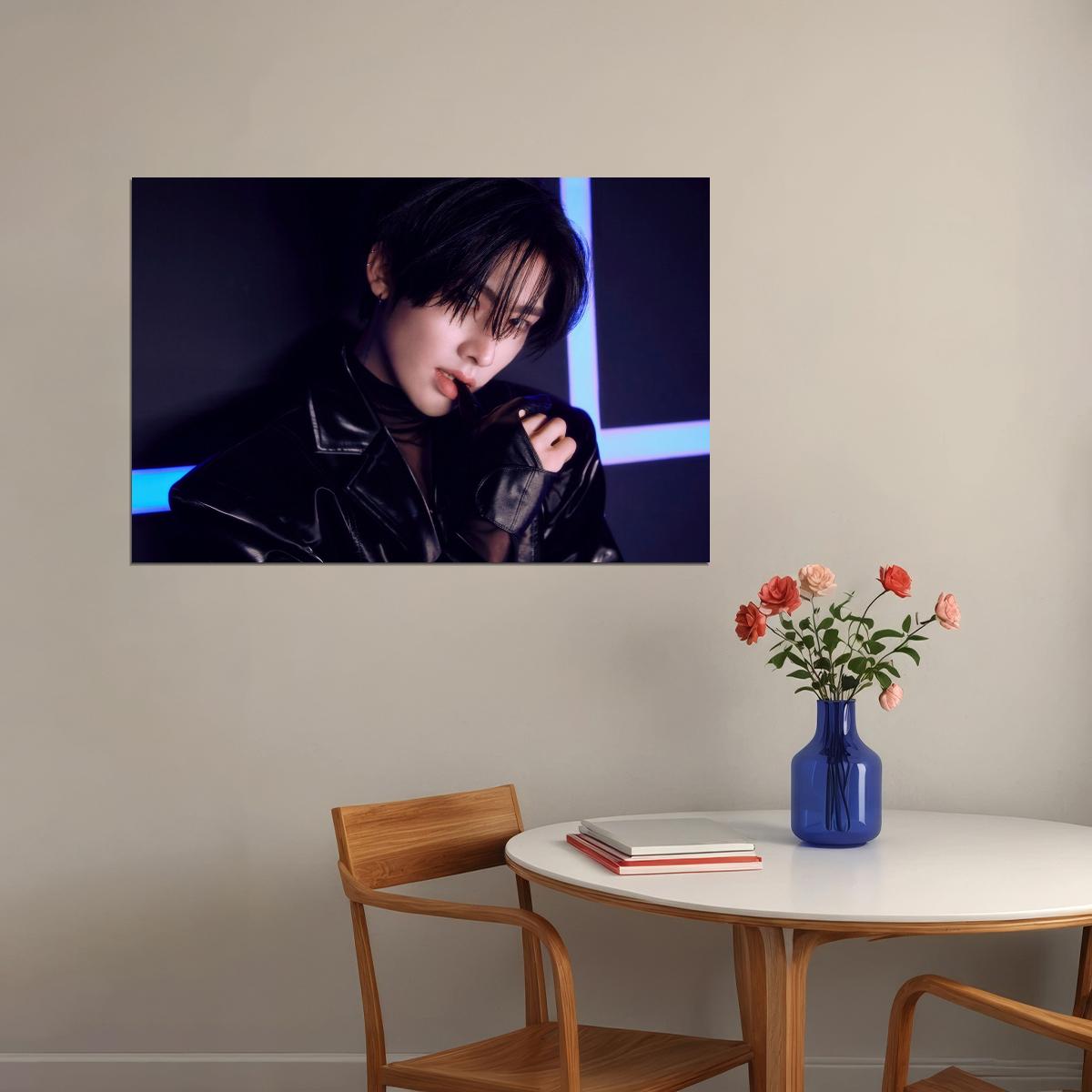 Zerobaseone Zb1 Ricky Poster Blue Paradise Album Seek Concept Photo Print K-Pop Home Decor For Living Room Aesthetic Kpop Male Boys Group Boy Band