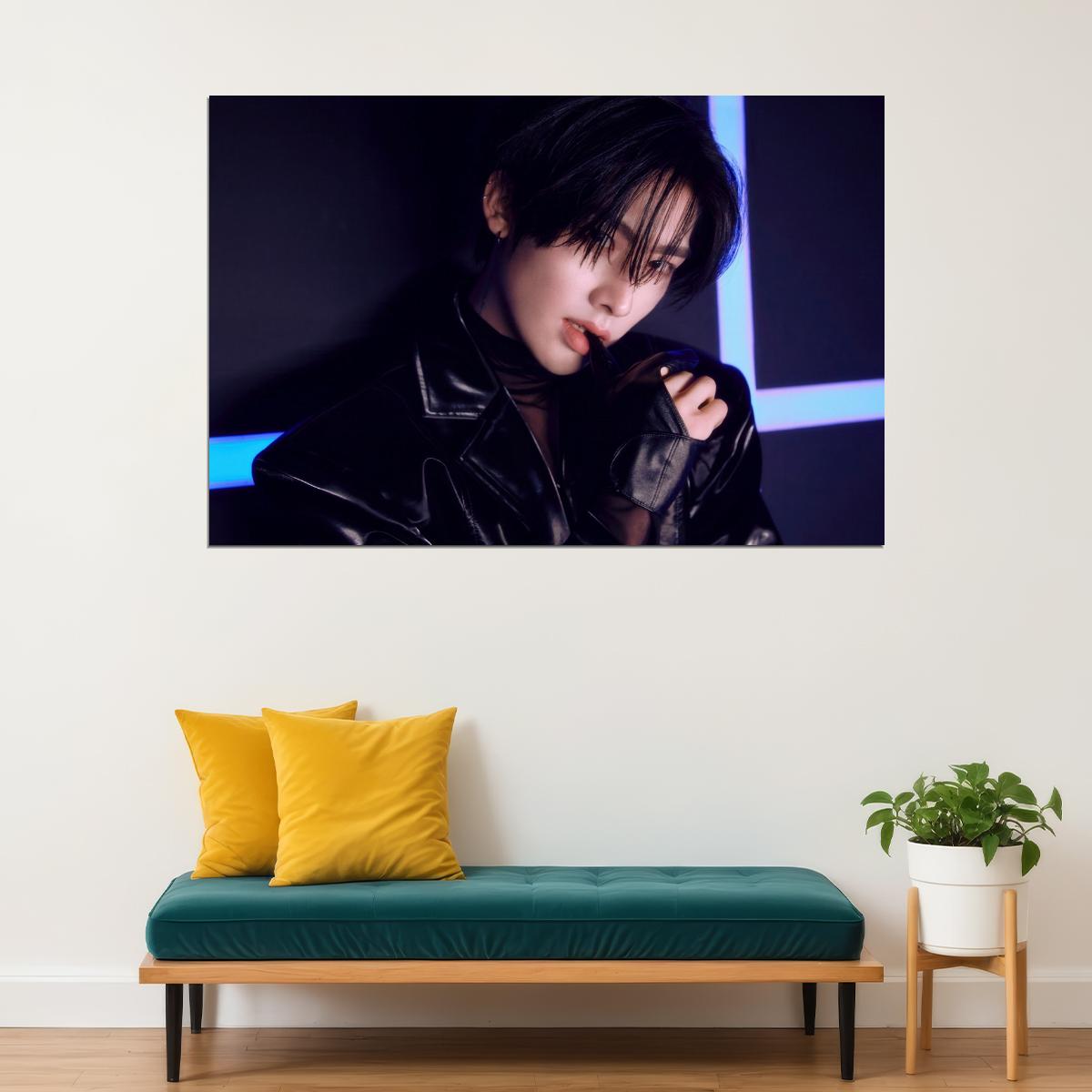 Zerobaseone Zb1 Ricky Poster Blue Paradise Album Seek Concept Photo Print K-Pop Home Decor For Living Room Aesthetic Kpop Male Boys Group Boy Band