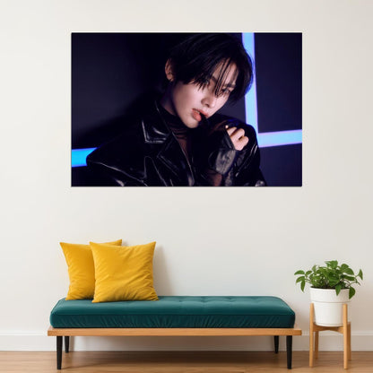 Zerobaseone Zb1 Ricky Poster Blue Paradise Album Seek Concept Photo Print K-Pop Home Decor For Living Room Aesthetic Kpop Male Boys Group Boy Band