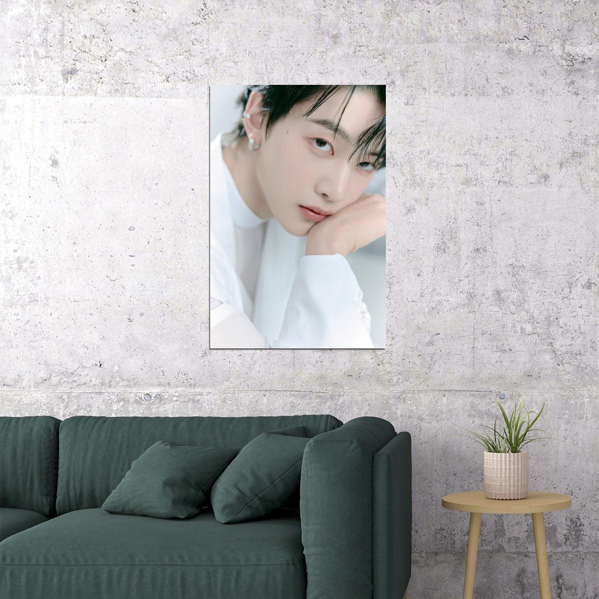 Zerobaseone Zb1 Seok Matthew Poster Blue Paradise Album Hide Concept Photo Print K-Pop Home Decor For Living Room Aesthetic Kpop Male Boys Group Boy Band