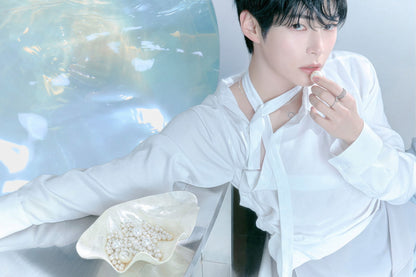 Zerobaseone Zb1 Sung Hanbin Poster Blue Paradise Album Hide Concept Photo Print K-Pop Home Decor For Living Room Aesthetic Kpop Male Boys Group Boy Band