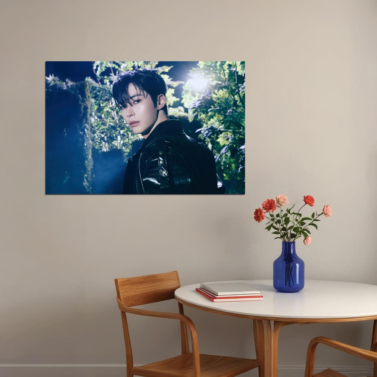 Zerobaseone Zb1 Sung Hanbin Poster Blue Paradise Album Seek Concept Photo Print K-Pop Home Decor For Living Room Aesthetic Kpop Male Boys Group Boy Band