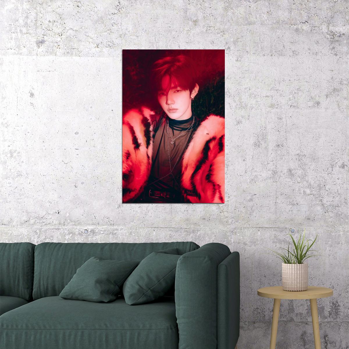 Zerobaseone Zb1 Zhang Hao Poster Blue Paradise Album Seek Concept Photo Print K-Pop Home Decor For Living Room Aesthetic Kpop Male Boys Group Boy Band