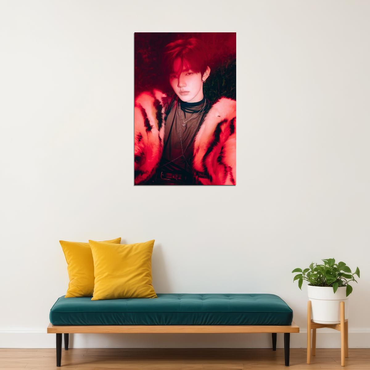 Zerobaseone Zb1 Zhang Hao Poster Blue Paradise Album Seek Concept Photo Print K-Pop Home Decor For Living Room Aesthetic Kpop Male Boys Group Boy Band