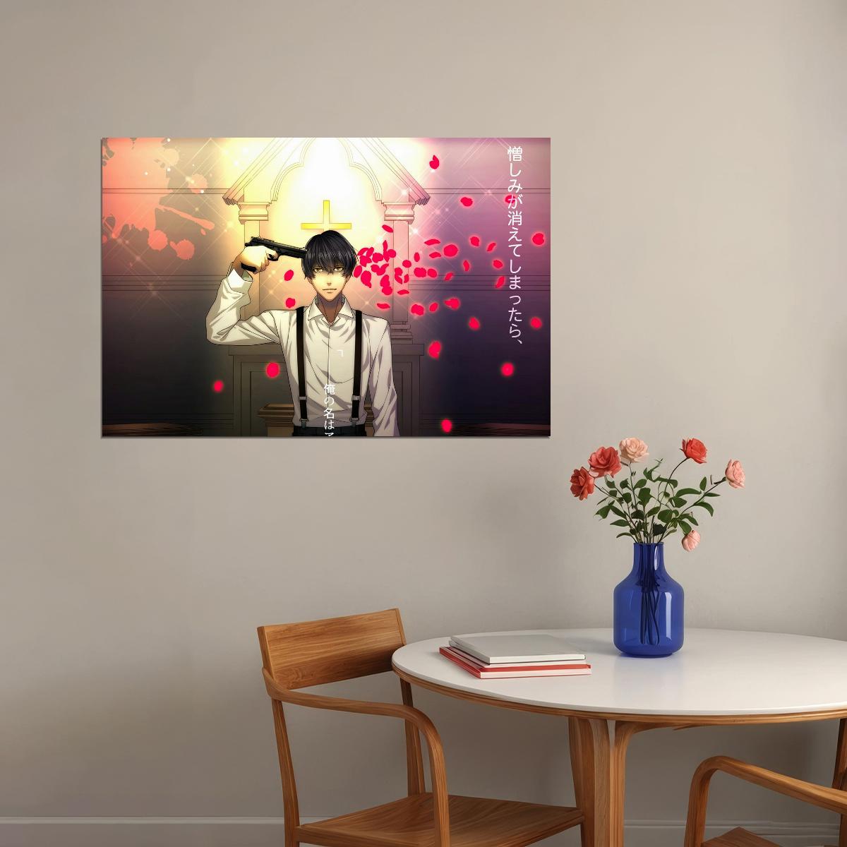 91 Days Anime Poster Avilio Bruno Character Print Japanese Manga Wall Art - xonomax