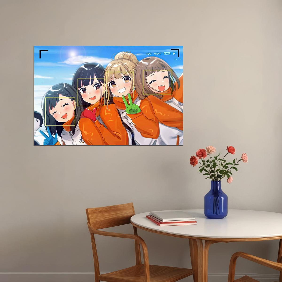 A Place Further than the Universe Anime Poster Sora yori mo Tooi Basho Print Manga Wall Art - xonomax