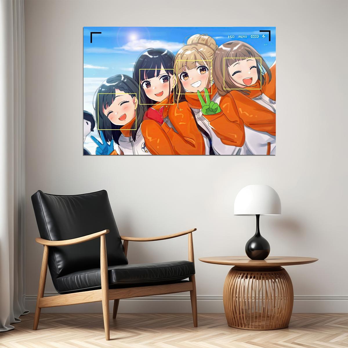 A Place Further than the Universe Anime Poster Sora yori mo Tooi Basho Print Manga Wall Art - xonomax