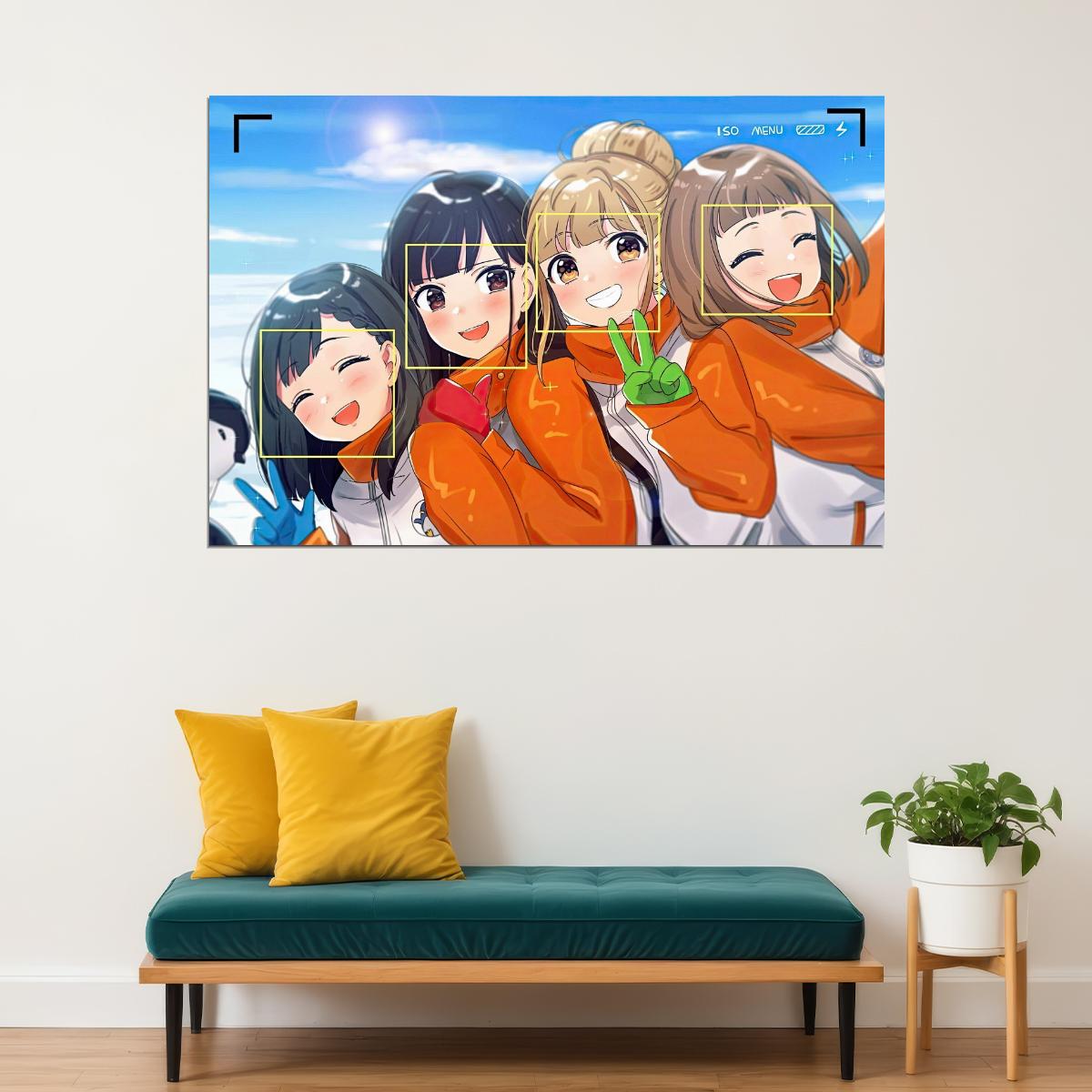 A Place Further than the Universe Anime Poster Sora yori mo Tooi Basho Print Manga Wall Art - xonomax
