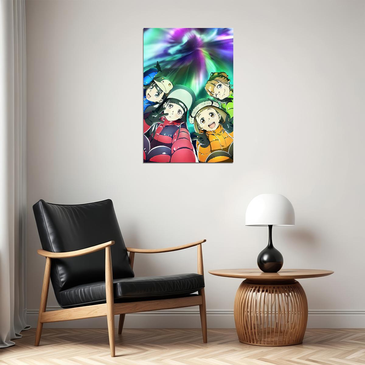 A Place Further than the Universe Anime Poster Sora yori mo Tooi Basho Print Poster Japanese Manga Wall Art - xonomax