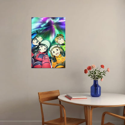 A Place Further than the Universe Anime Poster Sora yori mo Tooi Basho Print Poster Japanese Manga Wall Art - xonomax