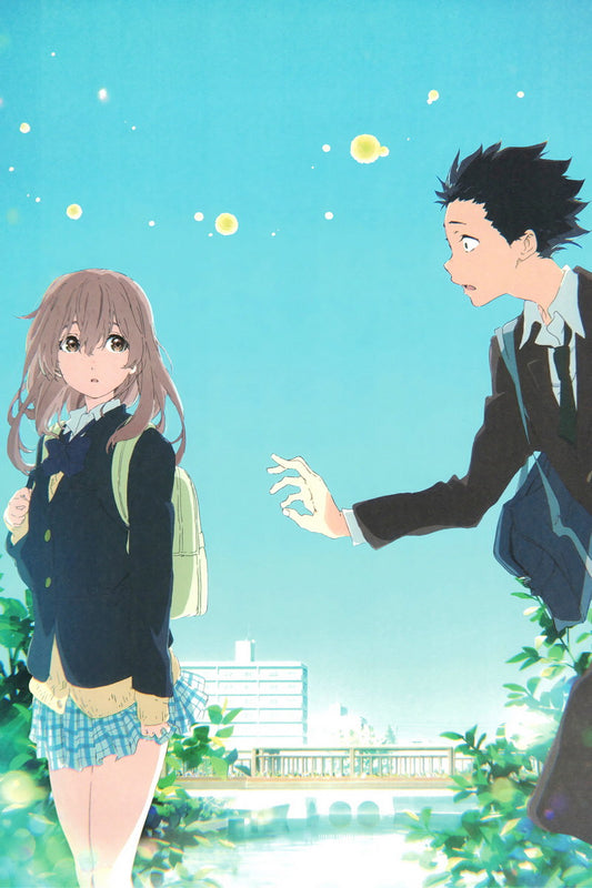 A Silent Voice Anime Poster Koe no Katachi Print Japanese Manga Wall Art Shouko Nishimiya Artwork - xonomax
