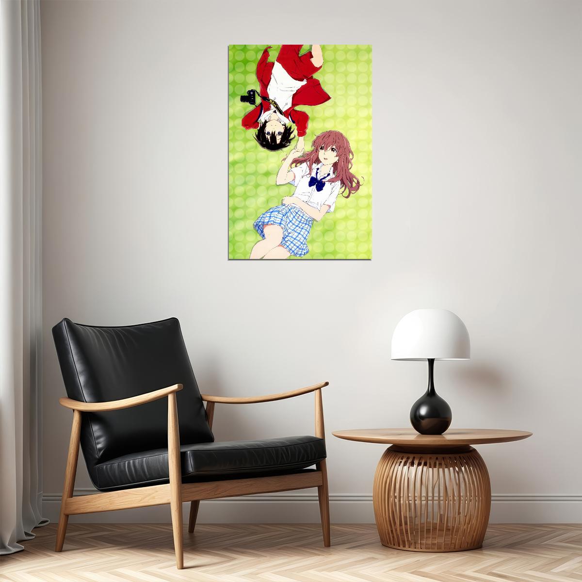 A Silent Voice Anime Poster Koe no Katachi Print Japanese Manga Wall Art - xonomax