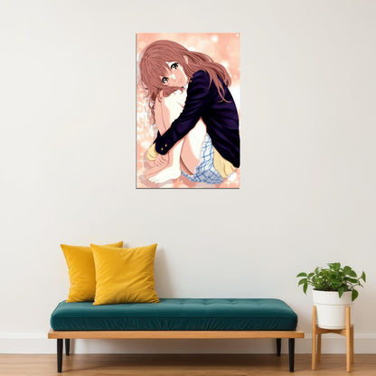 A Silent Voice Anime Poster Koe no Katachi Print Japanese Manga Wall Art Shouko Nishimiya Artwork