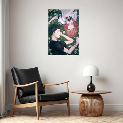 A Silent Voice Anime Poster Koe no Katachi Print Japanese Manga Wall Art Shouya and Shouko Artwork - xonomax