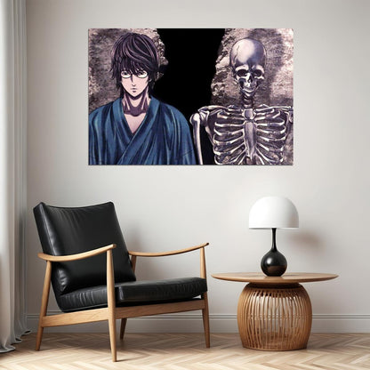 Aoi Bungaku Series Anime Poster Osamu Dazai Print Japanese Manga Wall Art - xonomax