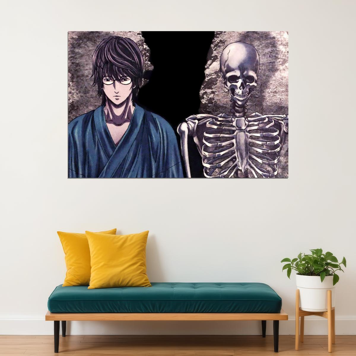 Aoi Bungaku Series Anime Poster Osamu Dazai Print Japanese Manga Wall Art - xonomax