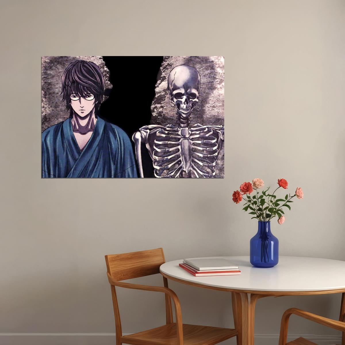 Aoi Bungaku Series Anime Poster Osamu Dazai Print Japanese Manga Wall Art - xonomax