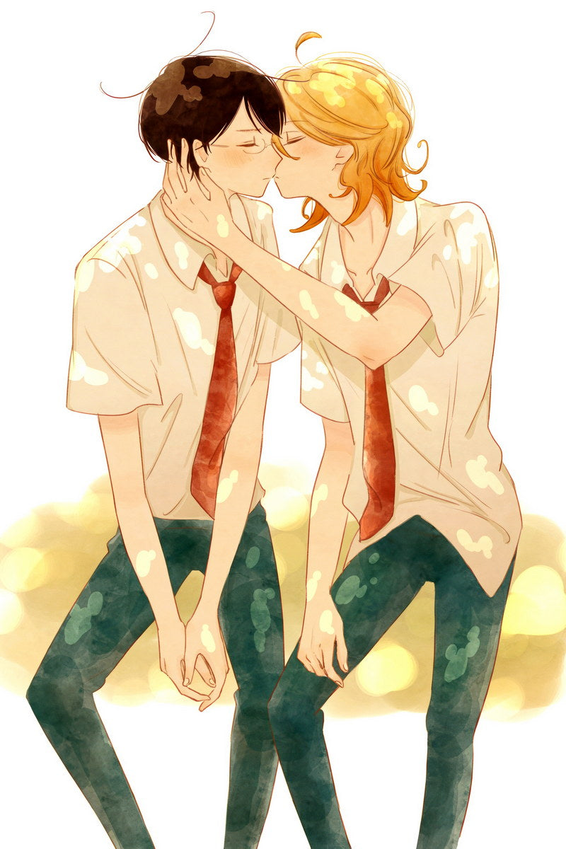 Classmates Anime Poster Doukyuusei Print Japanese Manga Wall Art Rihito Sajou and Hikaru Kusakabe Artwork - xonomax
