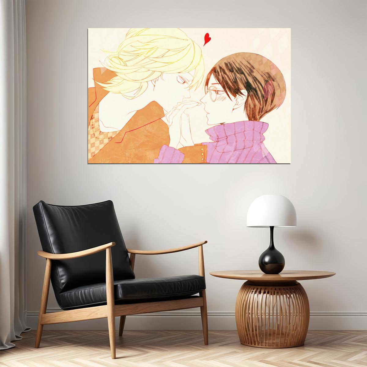 Classmates Anime Poster Doukyuusei Print Japanese Manga Wall Art BL Couple Artwork - xonomax