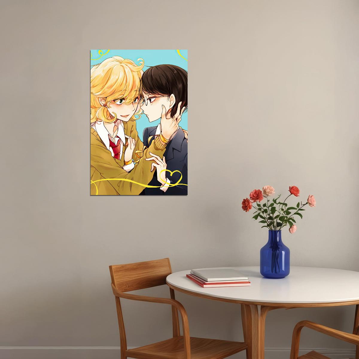 Classmates Anime Poster Doukyuusei Print Japanese Manga Wall Art Hikaru Kusakabe and Sajou Yaoi Artwork - xonomax