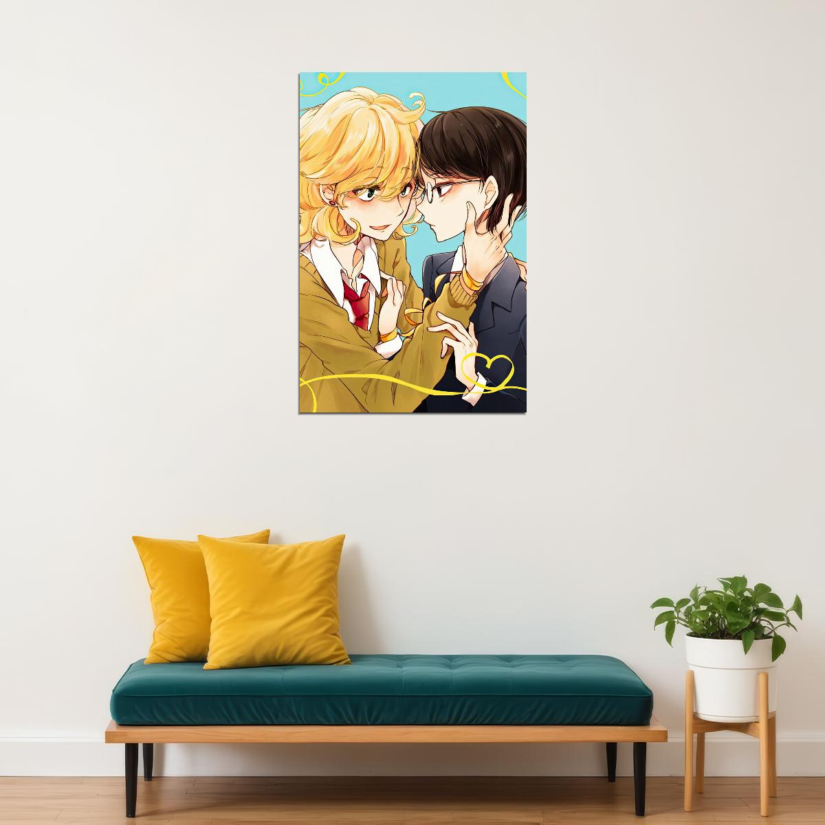 Classmates Anime Poster Doukyuusei Print Japanese Manga Wall Art Hikaru Kusakabe and Sajou Yaoi Artwork - xonomax