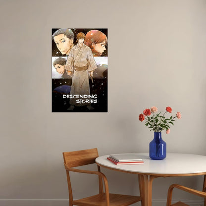 Descending Stories Anime Poster Shouwa Genroku Rakugo Shinjuu Print Japanese Manga Wall Art Rakugo Artwork - xonomax