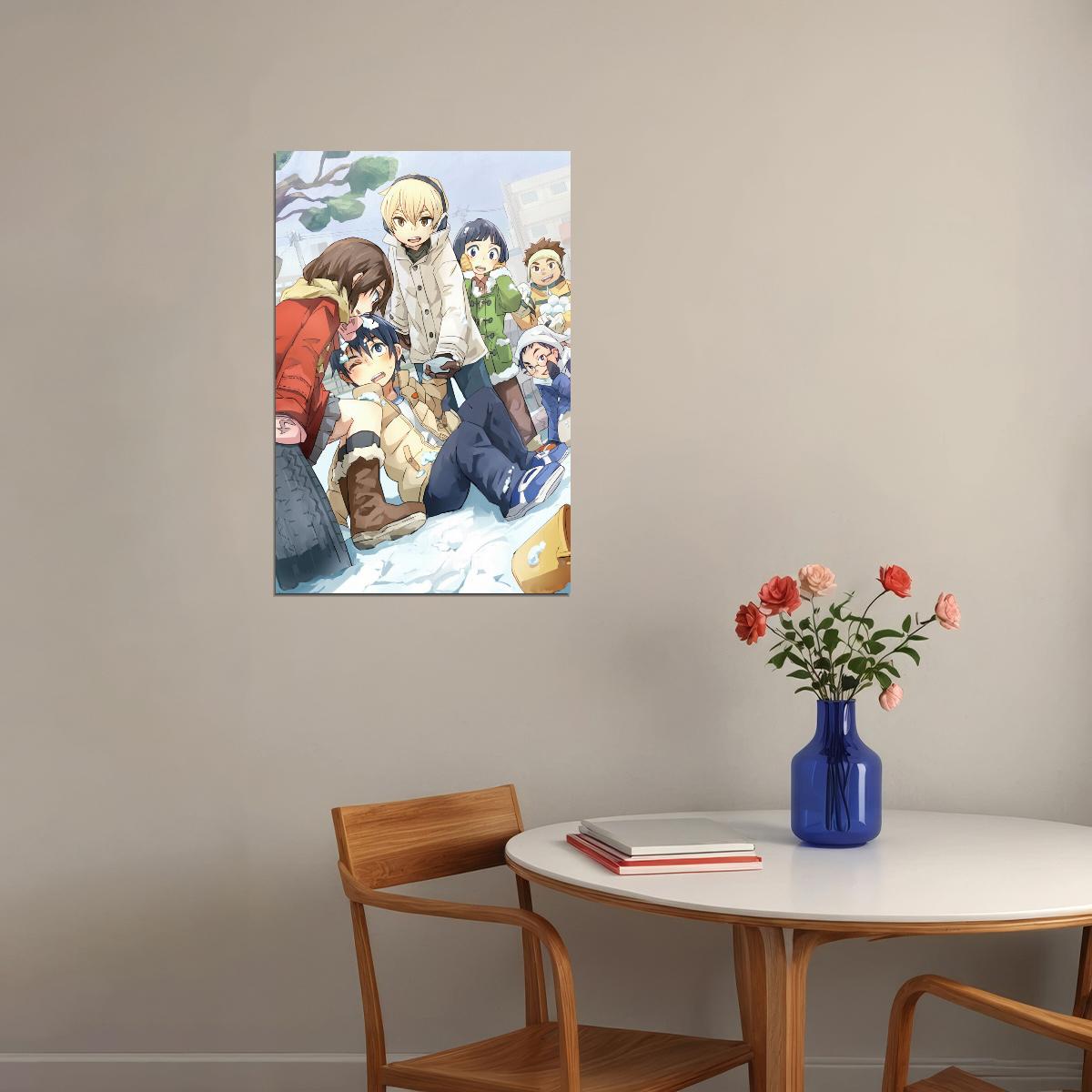 Erased Anime Poster Boku dake ga Inai Machi Print Japanese Manga Wall Art - xonomax